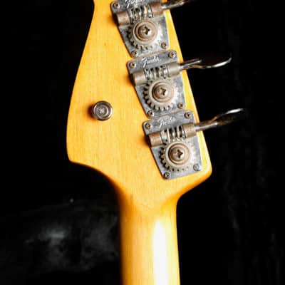 Fender Mustang Bass Guitar Torino Red Vintage 1966 Pre-Owned image 16