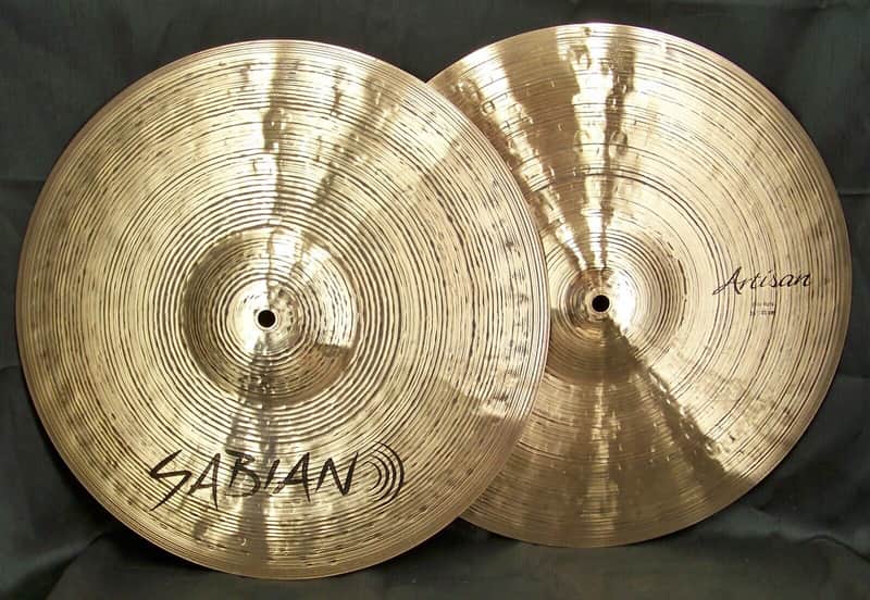 Sabian Artisan Elite 16" Hi Hat Cymbals/Model # 1602EN/New with Warranty image 1