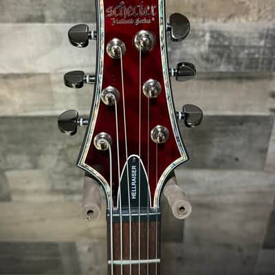 Schecter Hellraiser C-VI Electric Guitar - Blood Splatter (184) image 7