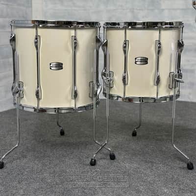Yamaha Recording Custom 5pc Drum Set 22/10/12/14/16 Polar White image 4