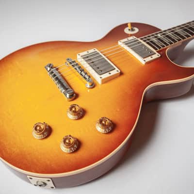 Gibson Les Paul Custom Shop 1958 Reissue 2007 - Heritage Cherry faded to Honey Amber Gorgeous Patina! 9.3 pounds. image 7