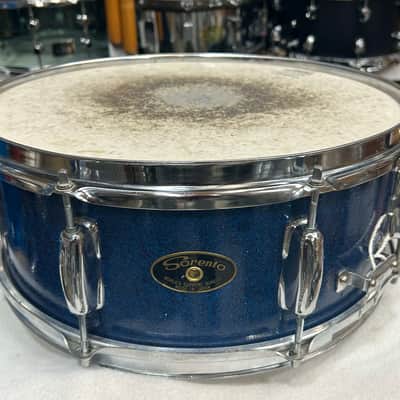Sorento 5X14" Snare Drum (9164-12234) 60's - Blue Sparkle image 1