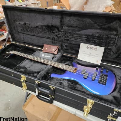 Spector USA NS-2 4-String Bass 1.5" Blue-Purple Colorshift Finish EMG PJX 9v HAZ 8.78lbs NS2 #1527 image 21