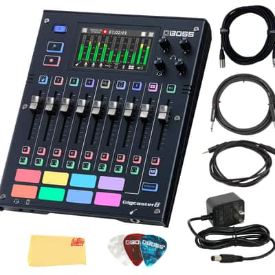 Boss Gigcaster 8 Audio Streaming Mixer w/ Instrument Cable image 1