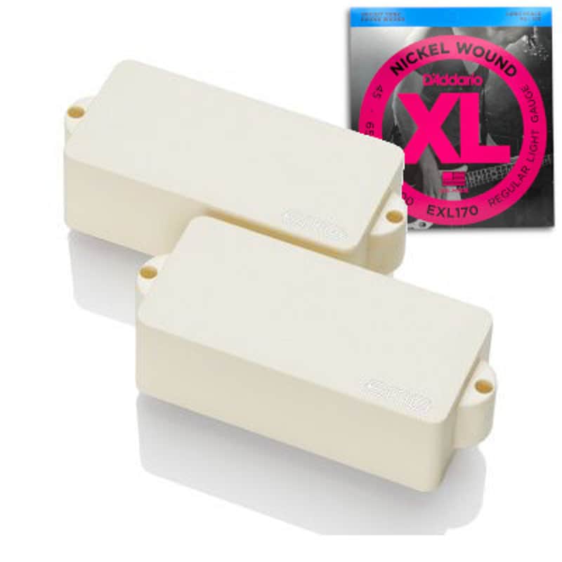 EMG P 4 String Precision Bass® Pickup - Ivory (FREE STRINGS) image 1