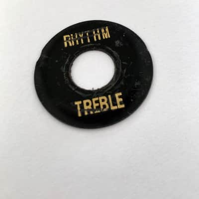 Hand aged Toggle Switch Plate, BLACK, R/T plate, Gibson Les Paul Historic image 6