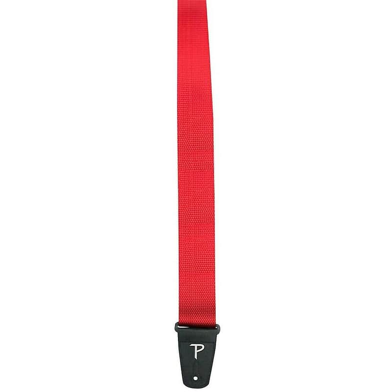 Perri's Leather 2" Guitar Strap NWS201-1809 Red image 1