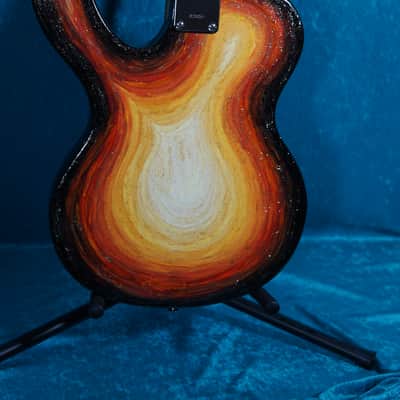 Super Wild Musicvox Spaceranger electric guitar 2002 Hand Painted image 8