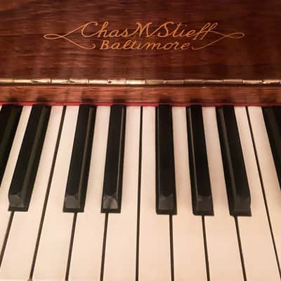 Chas M. Stieff Baltimore Grand Piano 5'4" Mahogany Unique image 5