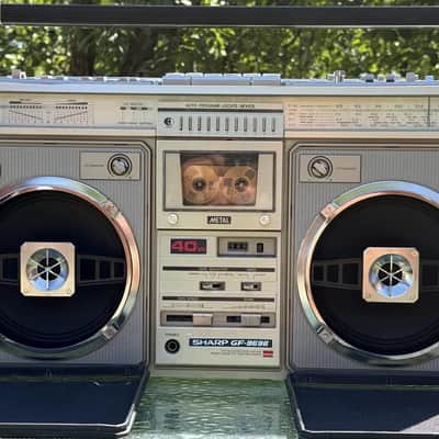 Sharp GF-9696Z Rare Vintage MINT Japan Boombox Getto blaster Serviced Warranty image 5