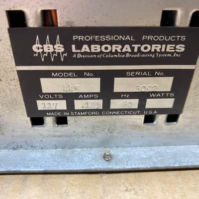 CBS Laboratories Audimax IIIS Stereophonic Level Control Vintage Limiter Compres image 7