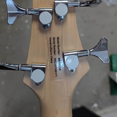 Mitchell MB100OR Short-Scale Solidbody Electric Guitar - Orange image 17