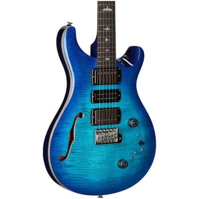 PRS Paul Reed Smith SE Special Semi-Hollow Electric Guitar (with Gig Bag), Lake Blue image 1