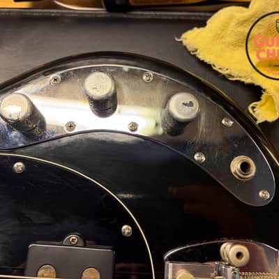1979 Music Man Stingray Bass Black Pre-Ernie Ball OHSC image 15