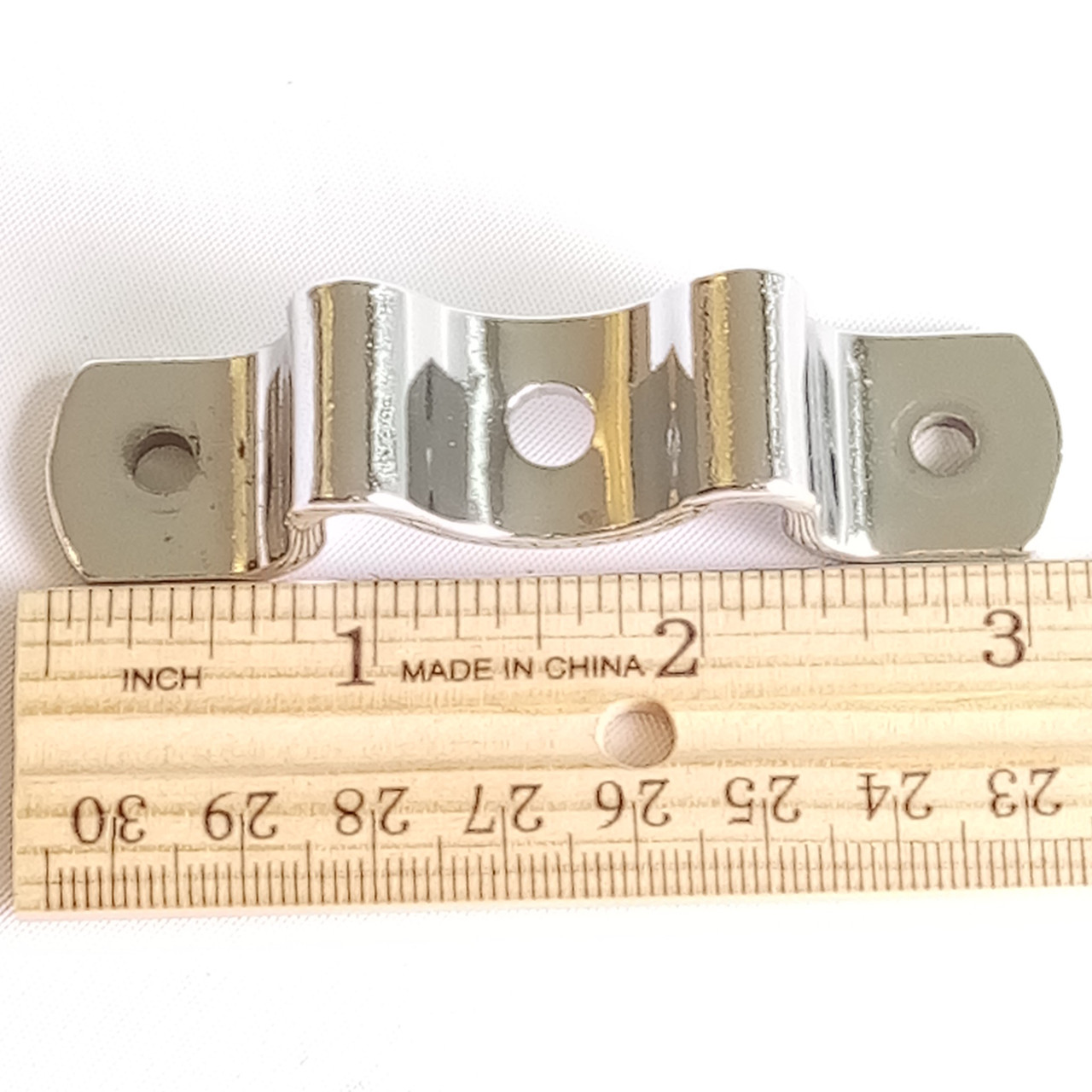 Ludwig/Pearl Rail Mount Shell Bracket Slider Bar Holder Bass/Tom Drum Chrome 60s — main photograph
