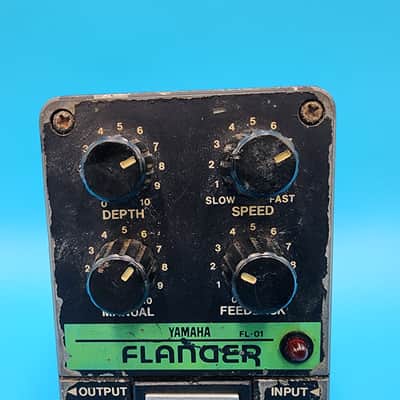 Rare Vintage 80s Yamaha FL-01 Flanger Guitar Effect Pedal Japan MIJ LFO Waves image 2