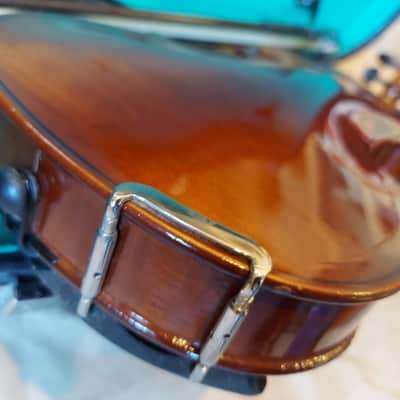 Josef Lorenz Luby Schonbach size 3/4 violin, Czech, Glasser Bow image 13