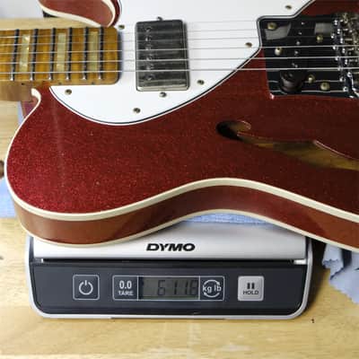 Fender Custom Shop 50's Telecaster Thinline Journeyman Relic - Red Sparkle image 12