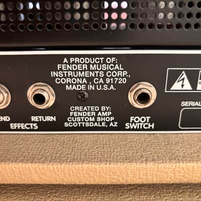 Fender Fender Custom Shop Rumble Bass 300 Amp Head & Cabinet 1995 - Oxblood Tolex image 2