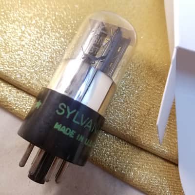 Tung-Sol 6SN7GT tNOS AT1000 TESTED Balanced! PI Vacuum Tube T6 "Tall Boy" black plate dual triode 1956 image 1