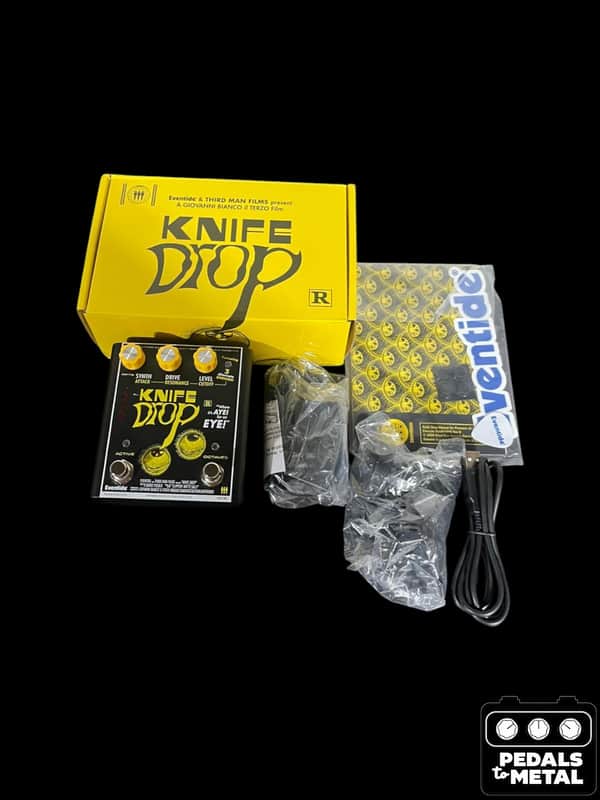 Eventide Third Man Hardware Knife Drop 2024 - Present - Black / Yellow - X16528 image 1