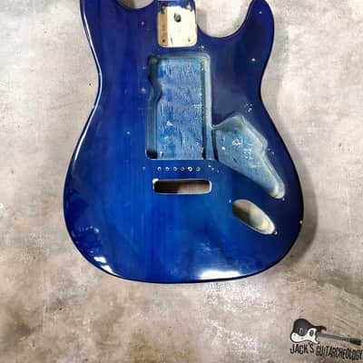 Guitar Fetish Paulownia ULTRA Lightweight Stratocaster Guitar Body (2000s, Sapphire Trans) image 6
