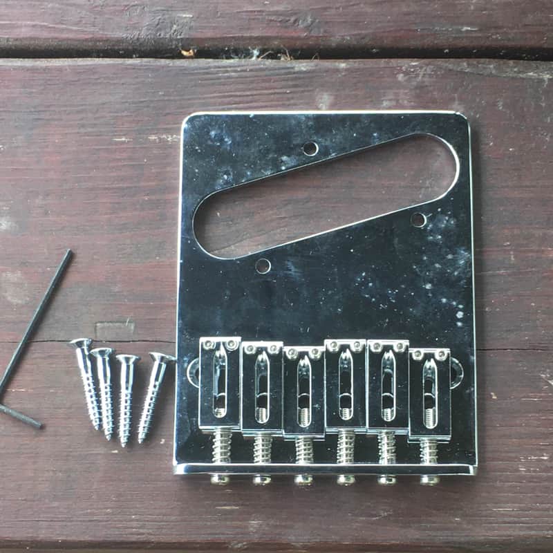 ? Gotoh Lefty Tele 6 saddle bridge NOS Chrome