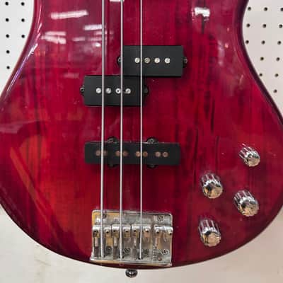 Ibanez GSR200-TR Gio Soundgear with Active EQ 2004 - Present - Transparent Red image 3