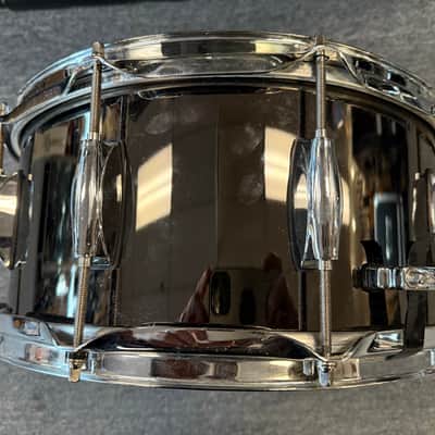 Gretsch Artist Series 6.5x14" Taylor Hawkins Signature Snare Drum 2010s - Black Nickel Over Steel image 4