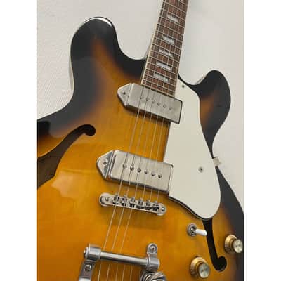 Epiphone Casino VS Bigsby Hollowbody Electric Guitar in Vintage Sunburst Pre-Owned image 10