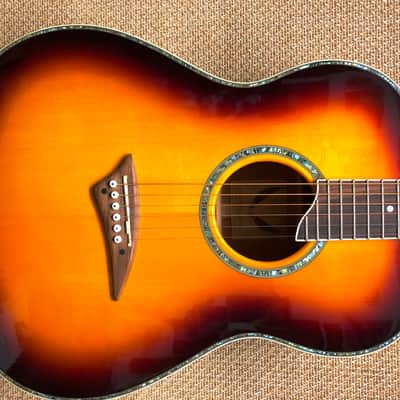 Dean Studio S Deluxe VS (Vintage Sunburst) Acoustic Guitar, Solid Spruce Top, Mahogany, Bag image 1