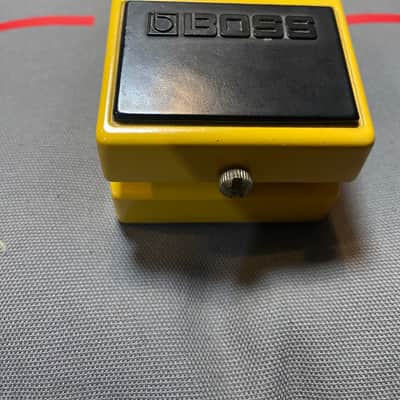 Boss Overdrive OD-1 long dash silver screw black label early Japan CLEAN 1977/1980 - Yellow image 2