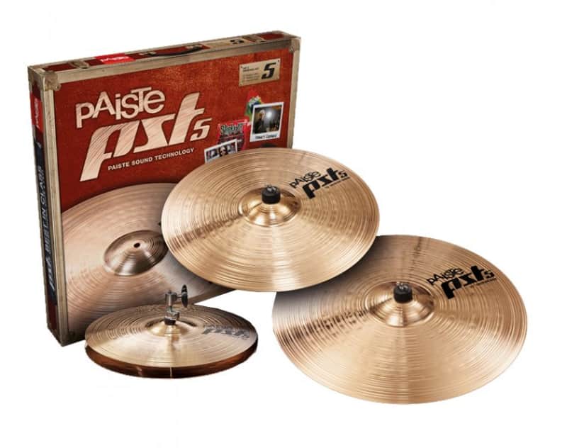 Paiste PST5 Universal Cymbal Set PST5NBS3UNI image 1
