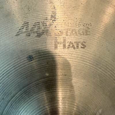 Sabian 14" AAX Stage Hi-Hat Cymbals (Pair) 1993 - 2001 - Natural image 4