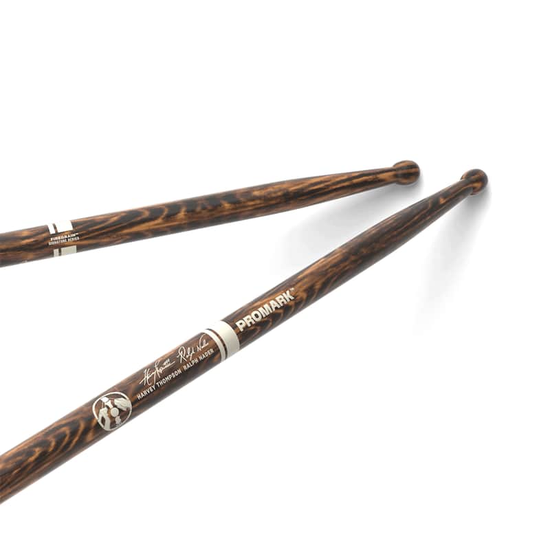 Promark BYOS FireGrain Hickory Wood Tip Signature Drum Stick image 1