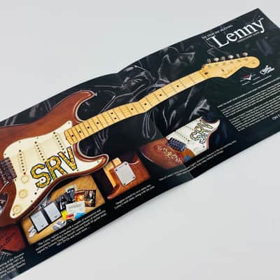 Fender Stevie Ray Vaughn Promotional Flyer and GC VIP Invitation. 2007 image 2