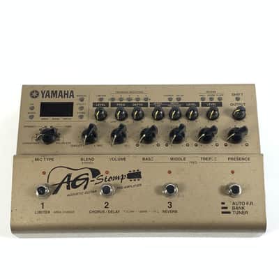 Yamaha AG Stomp Acoustic Guitar Preamp / Processor 2000s - Beige TGHM image 1