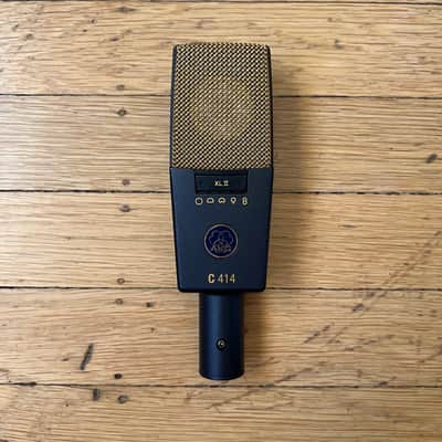 AKG C414 XLII Large Diaphragm Multipattern Condenser Microphone 2010s - Black image 6