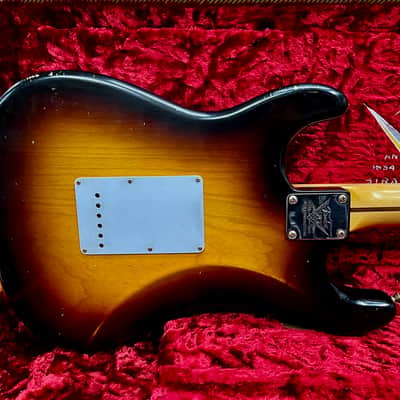 Fender 1954 Fender Stratocaster 70th Anniversary Limited Edition Journeyman Relic Greg Fessler Masterbuilt 2025 - Journey Relic Sunburst image 20