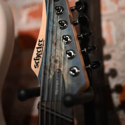 Schecter Multiscale Reaper 7 string Sky Burst image 7