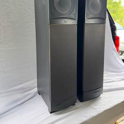 Infinity RS4 Tower Speakers Floor Standing Home Theater Audio Vintage Front image 2