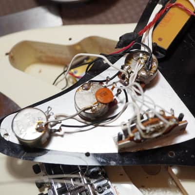 1983 Fender Japan JV ST62-65 Left-Handed Stratocaster MOD Floyd Rose FRT-3 EMG SA MIJ image 20