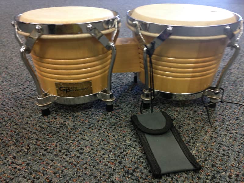 Groove Percussion Bongos Natural image 1