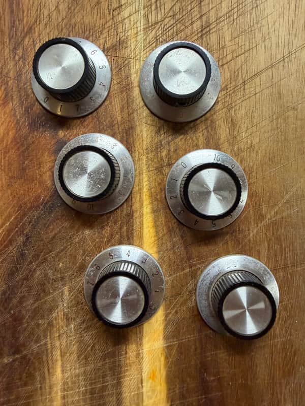 Laney Sound Supergroup toya knob set of 6 1969 image 1