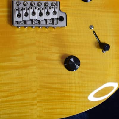 PRS SE Custom 22 Semi-Hollow - Santana Yellow - w/ gig bag image 18