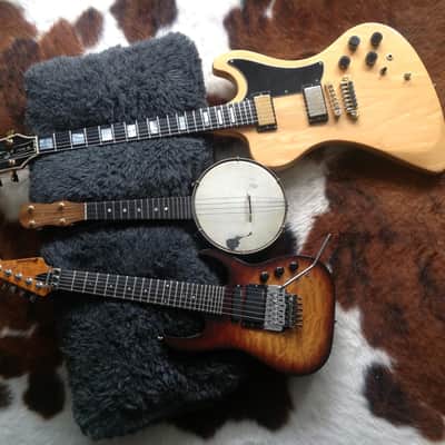 Manson One off miniature (2/3rd scale) custom build circa 1985 - Bookmatched maple image 17