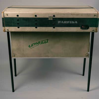Farfisa Mini Compact 37-Key Organ 1964 - 1968 - Gray with White-Black Keys image 6