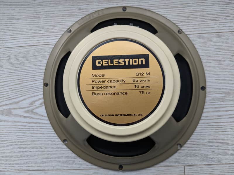 Celestion G12M-65 Creamback 12"  65-Watt 16 Ohm Speaker image 1