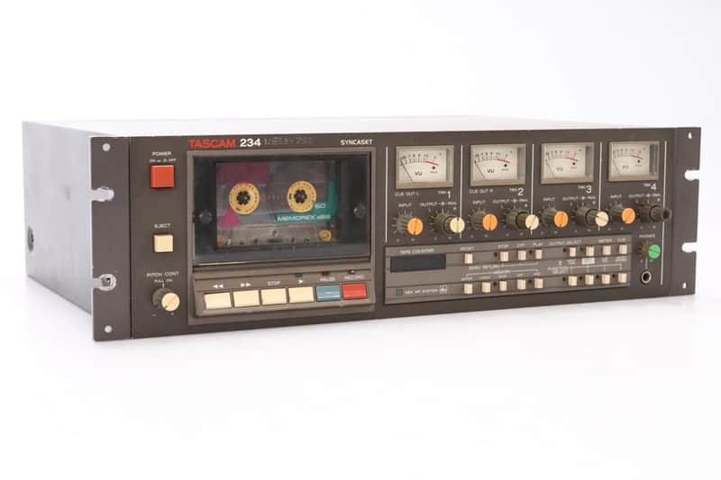 Tascam 234 Syncaset Professional 4 Track Cassette Deck #49592 | Reverb