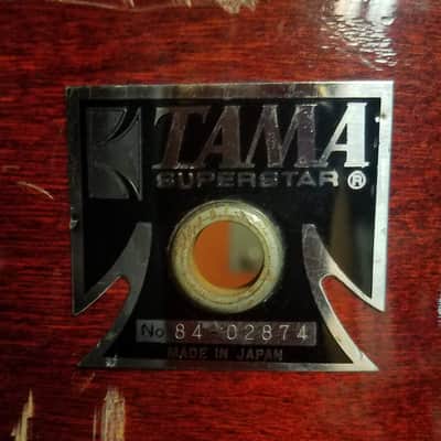 Tama Superstar X-Tra Tom 13" x 12" in Cherry Wine image 7